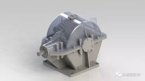 一級(jí)圓錐齒輪減速器3d圖紙 stp格式